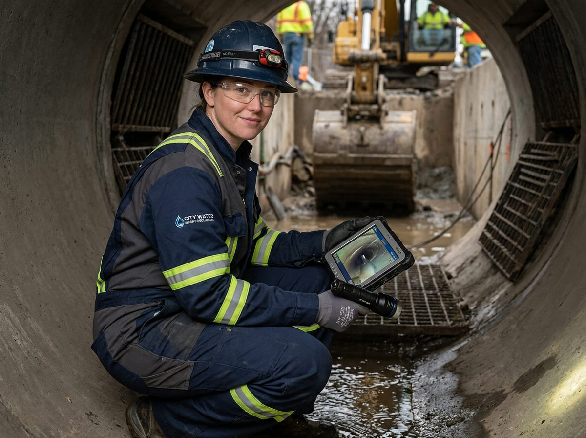 Sewer Line Inspection & Replacement in Hutchins